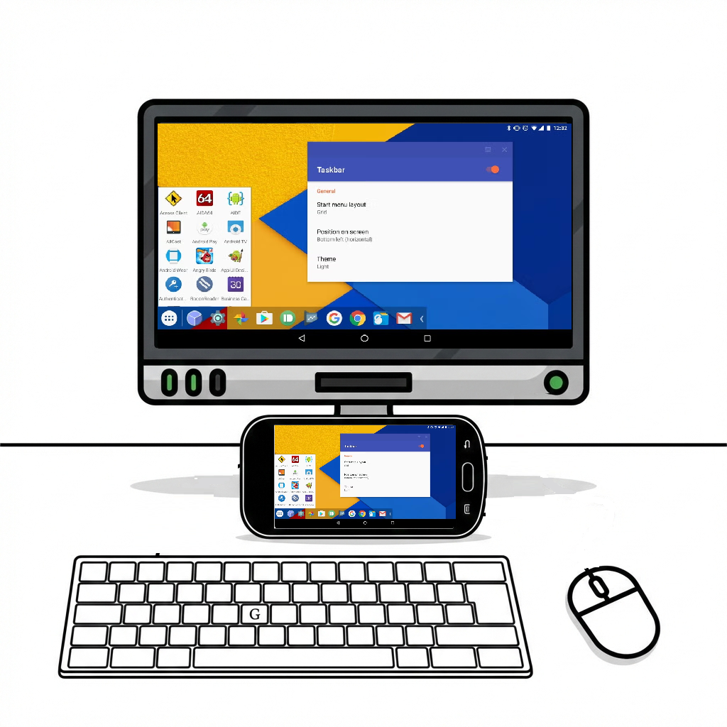 Ilustração do kit montado